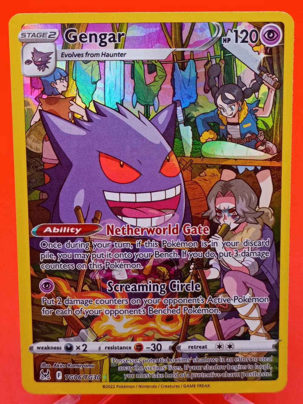 Gengar TG06/TG30 Lost Origin Near Mint Trainer Gallery Holo Pokémon TCG